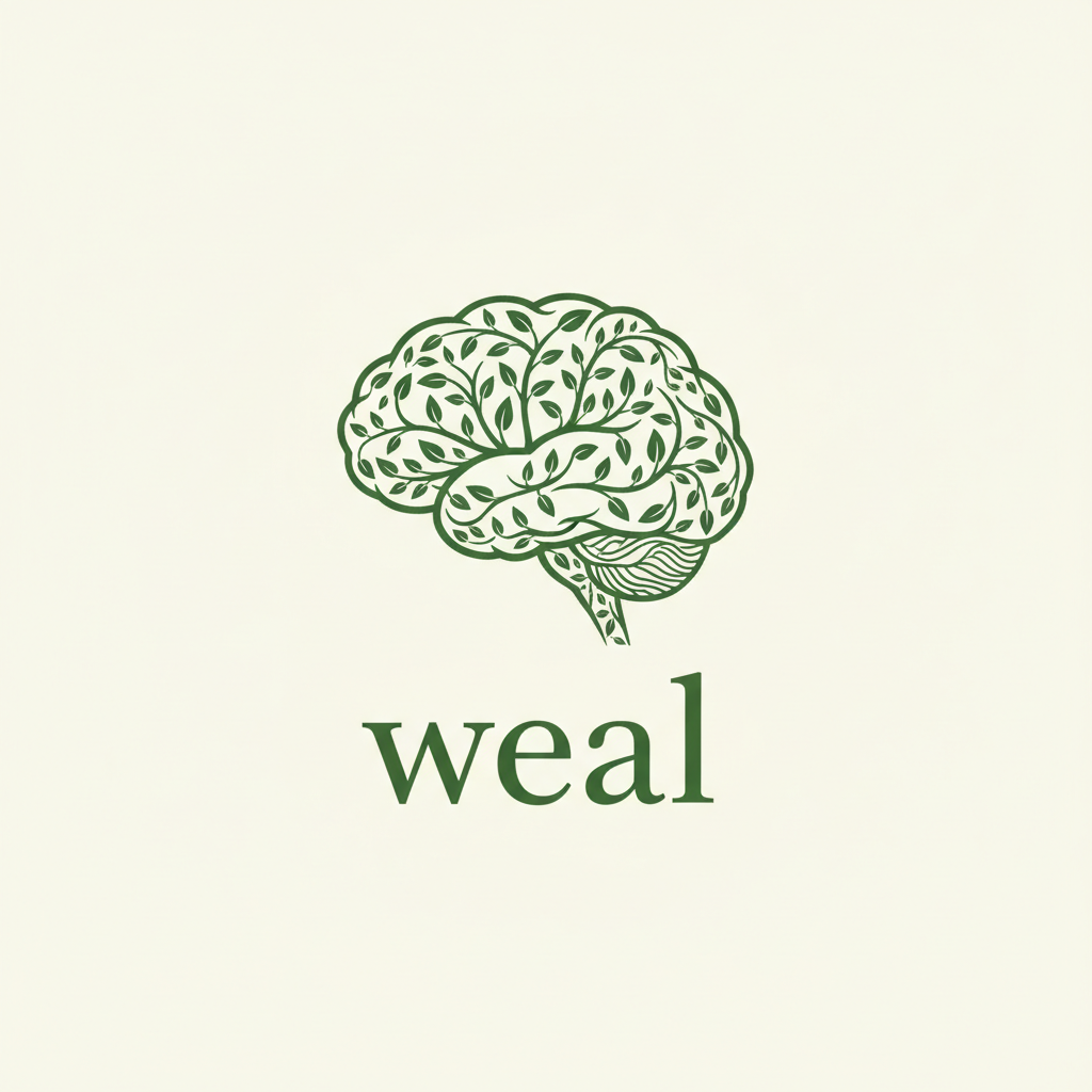 Brain made of leaves + weal